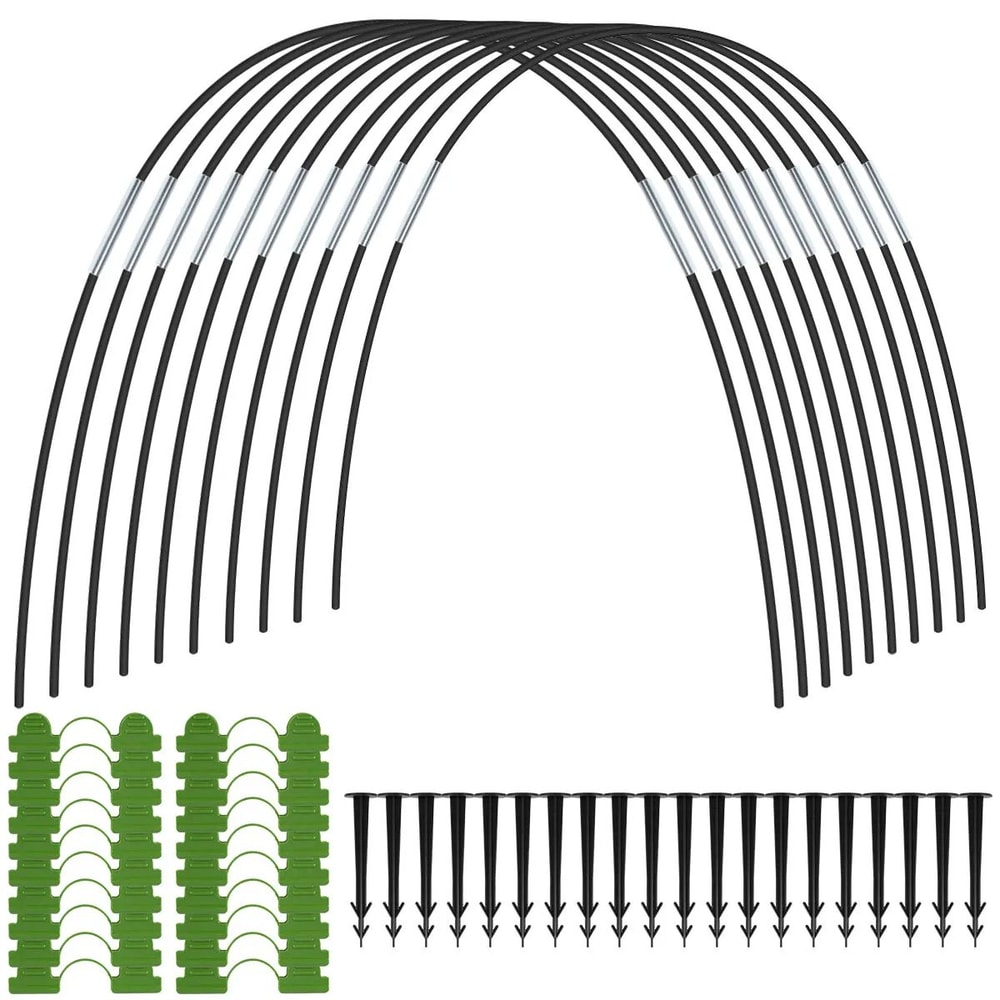 Steel Greenhouse Hoop Grow Tunnel Kit 1