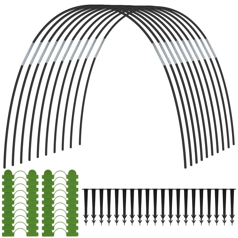Steel Greenhouse Hoop Grow Tunnel Kit 1