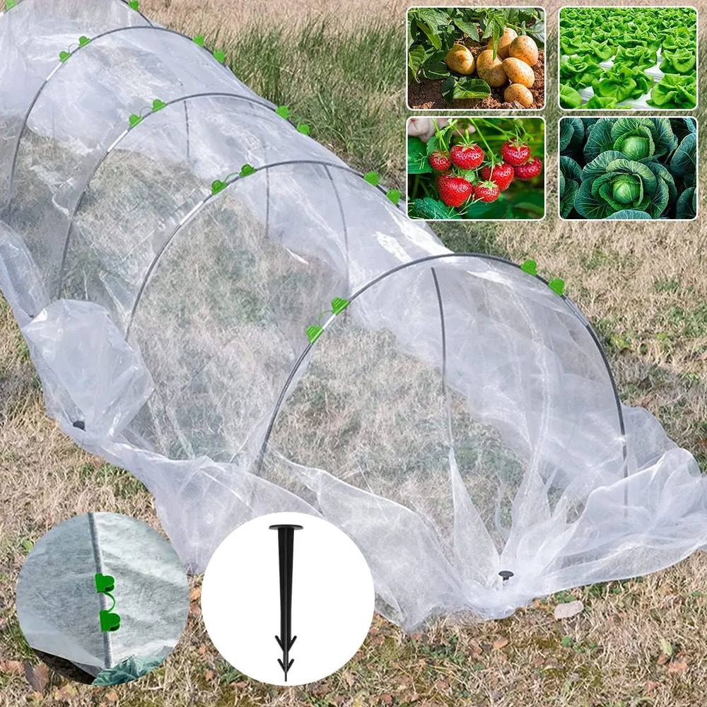 Steel Greenhouse Hoop Grow Tunnel Kit 11