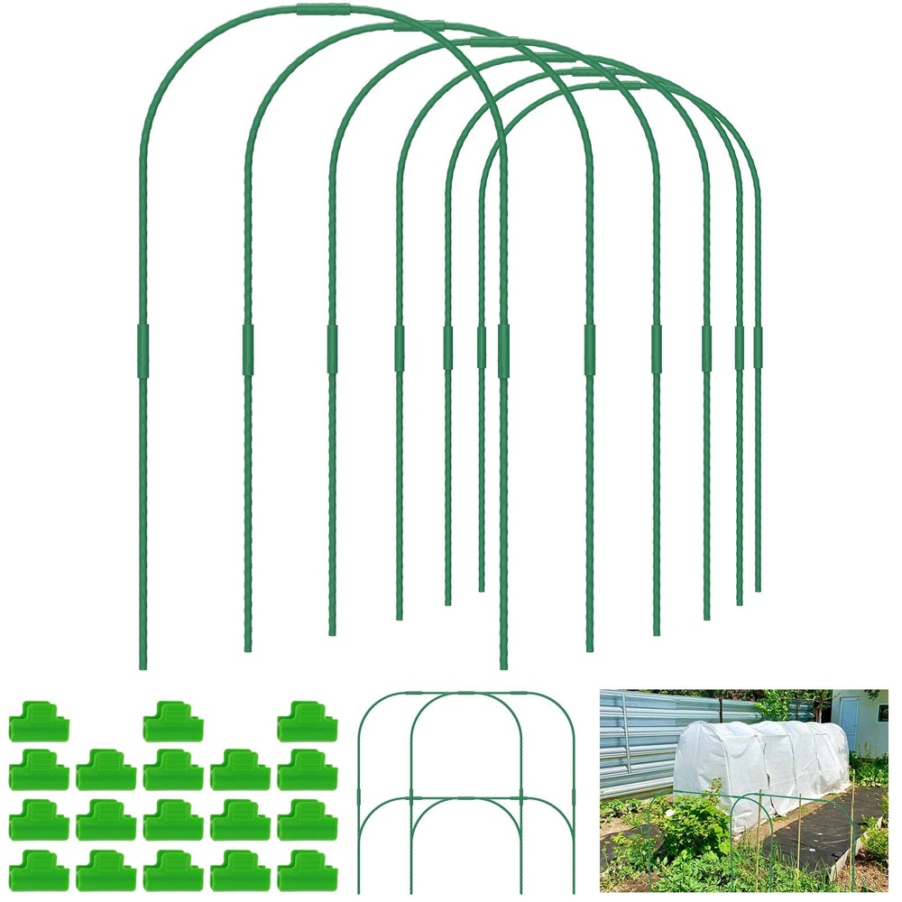 Steel Greenhouse Hoop Grow Tunnel Kit 12