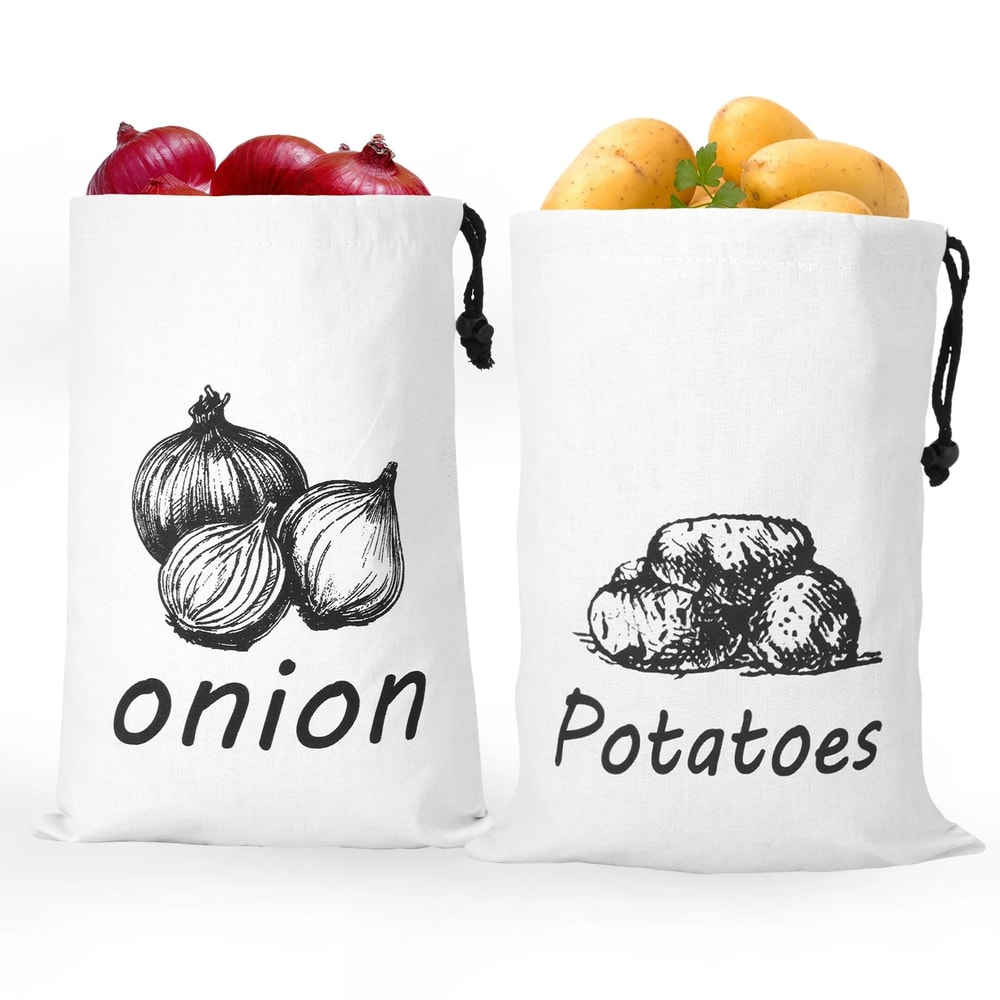 Reusable Potato Onion Storage Bag Set 0