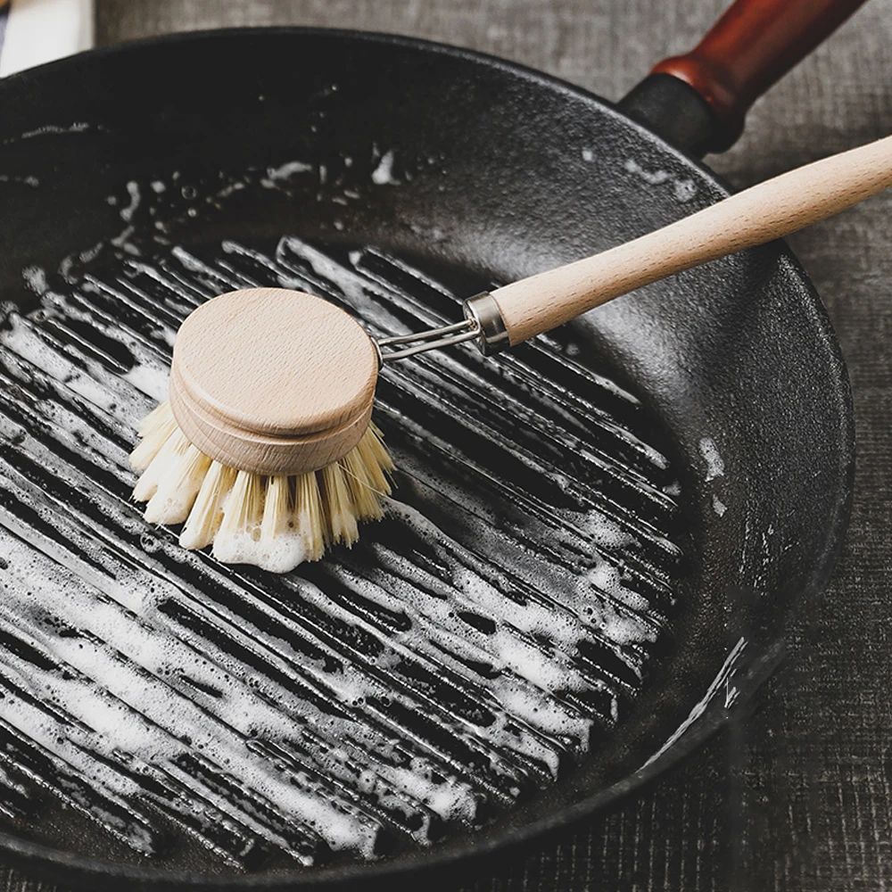 Eco Friendly Wooden Dish Cleaning Brush 14