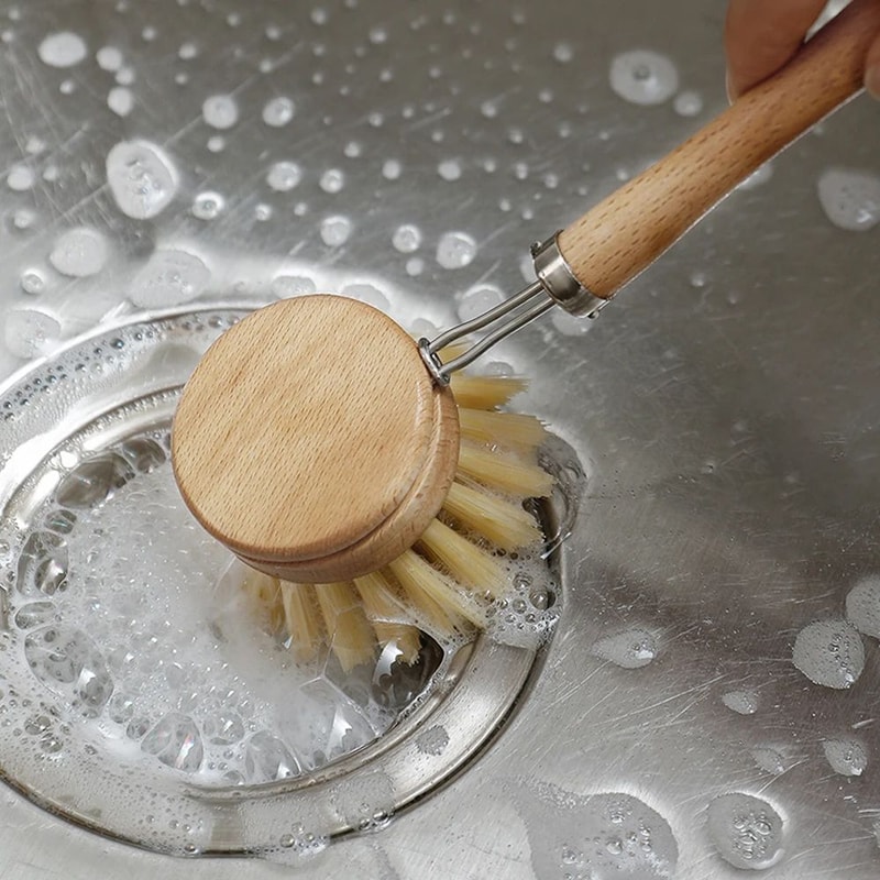 Eco Friendly Wooden Dish Cleaning Brush 15