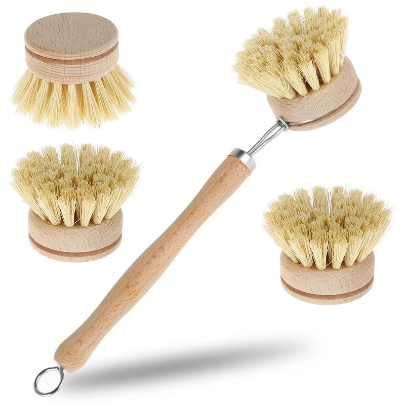Eco Friendly Wooden Dish Cleaning Brush 17