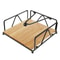 Iron Napkin Holder With Wooden Base 12