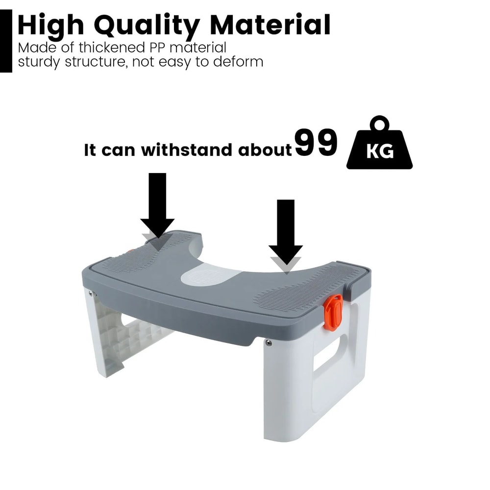 Foldable Bathroom Squat Stool 2