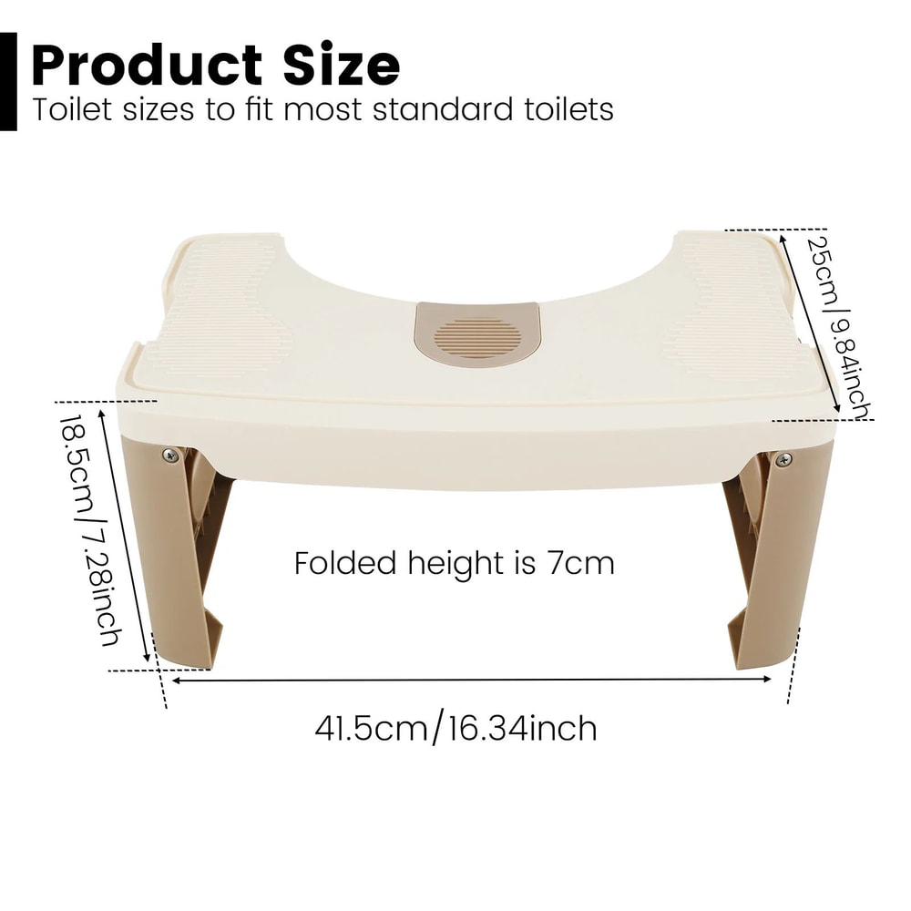 Foldable Bathroom Squat Stool 6