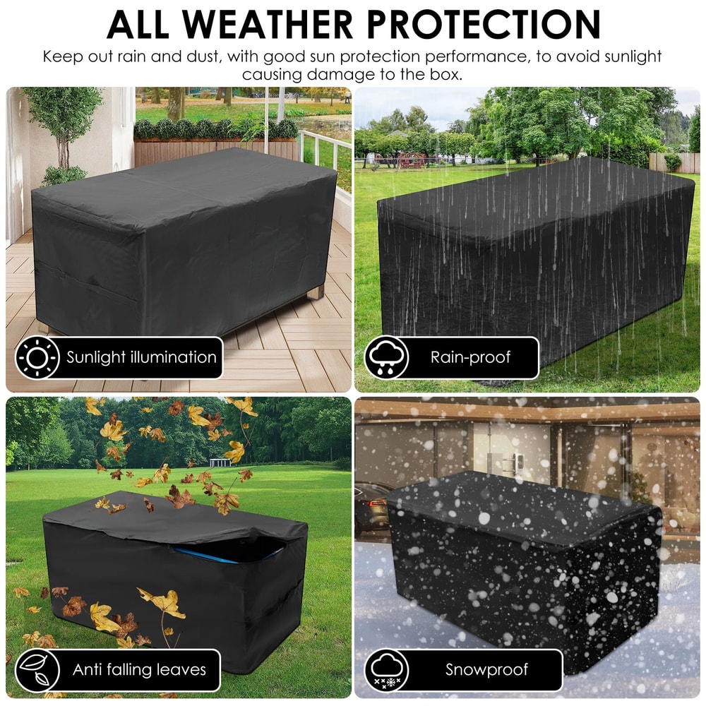 Waterproof Outdoor Deck Box Cover 4