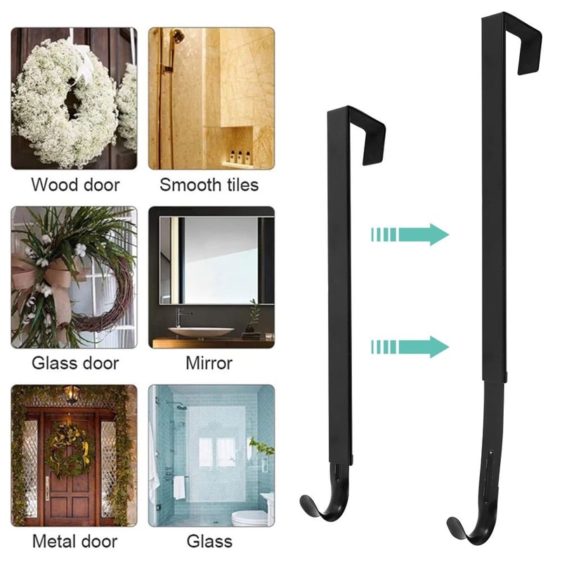 Removable Door Hanging Hook Rack 5