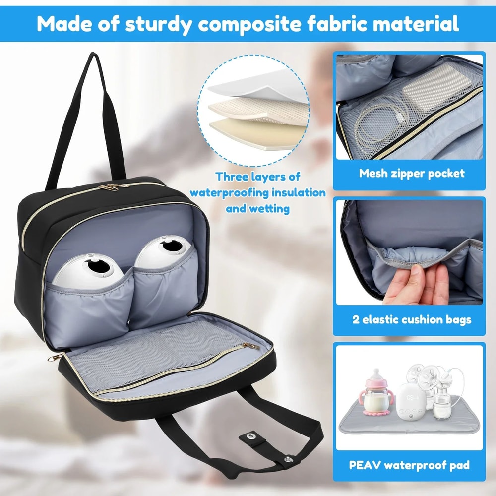 Insulated Breast Pump Cooler Travel Bag 2