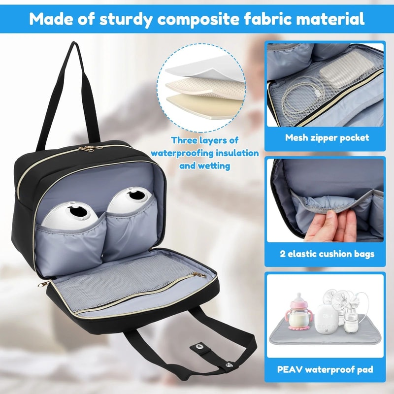 Insulated Breast Pump Cooler Travel Bag 2