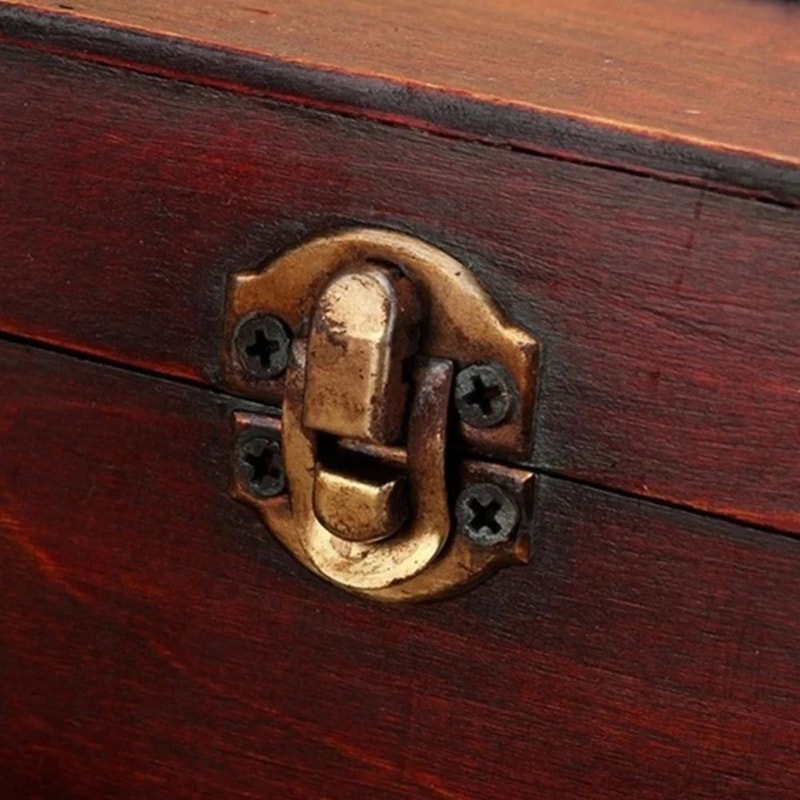 Retro Wooden Jewelry Storage Box 2