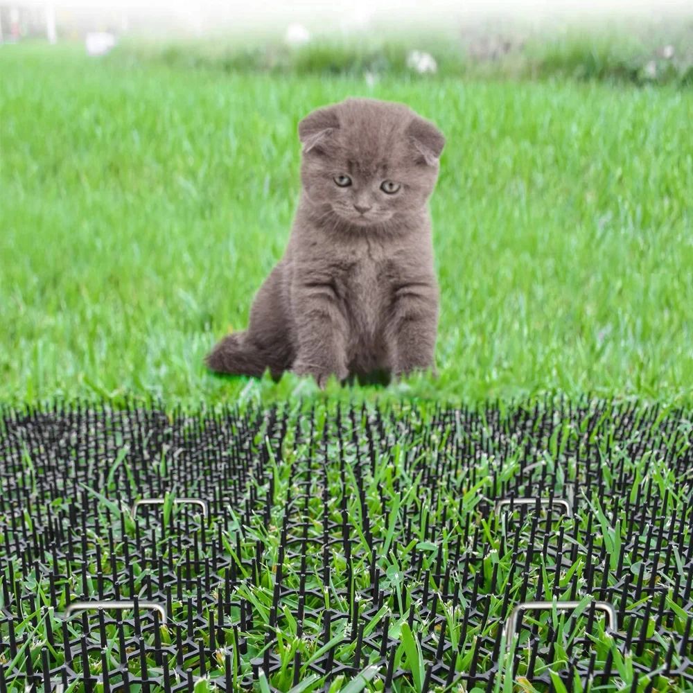 Garden Cat Deterrent Prickle Mat Set 4