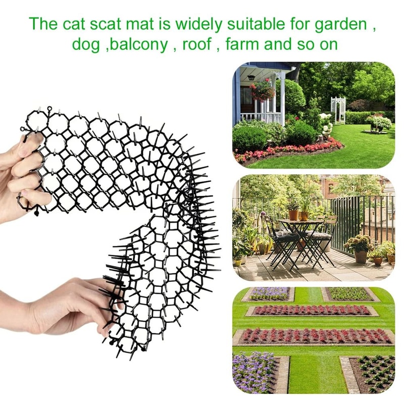 Garden Cat Deterrent Prickle Mat Set 7
