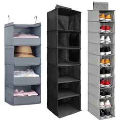 hanging multi layer shoe storage organizer