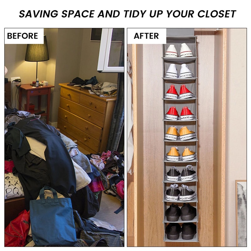 Hanging Multi Layer Shoe Storage Organizer 2