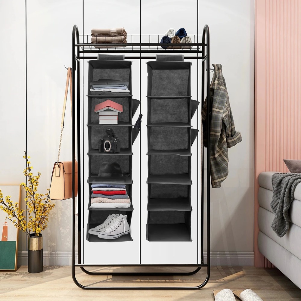 Hanging Multi Layer Shoe Storage Organizer 9