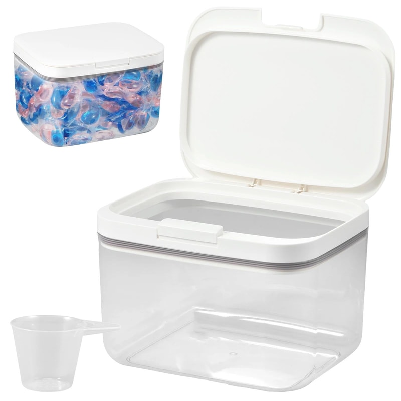 Automatic Pop Up Laundry Pods Storage Box 2