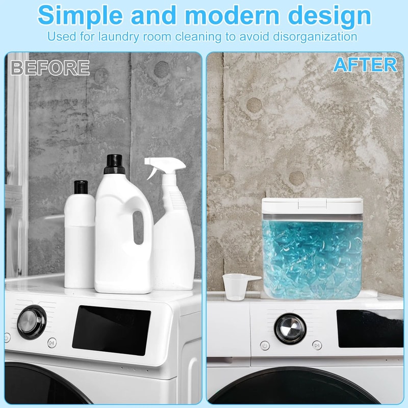 Automatic Pop Up Laundry Pods Storage Box 9