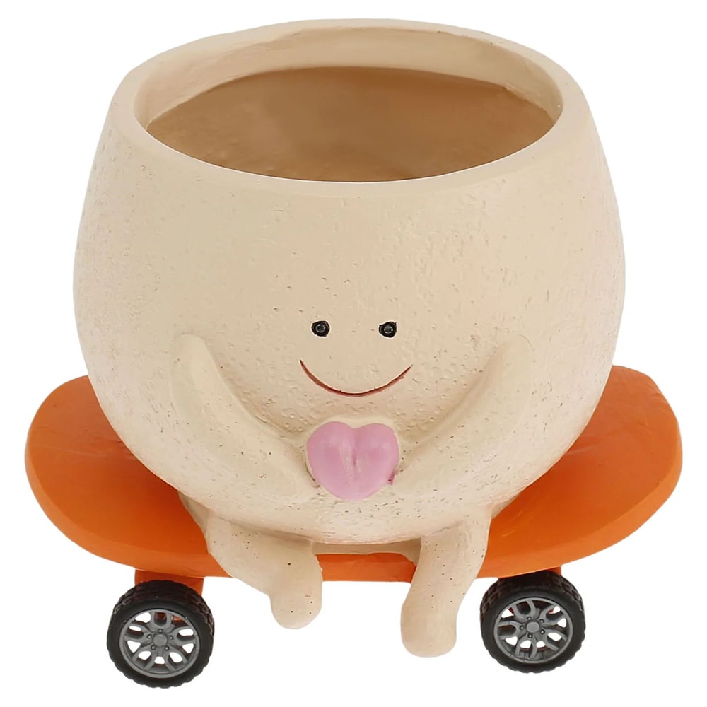 Cute Smiley Face Succulent Planter 12