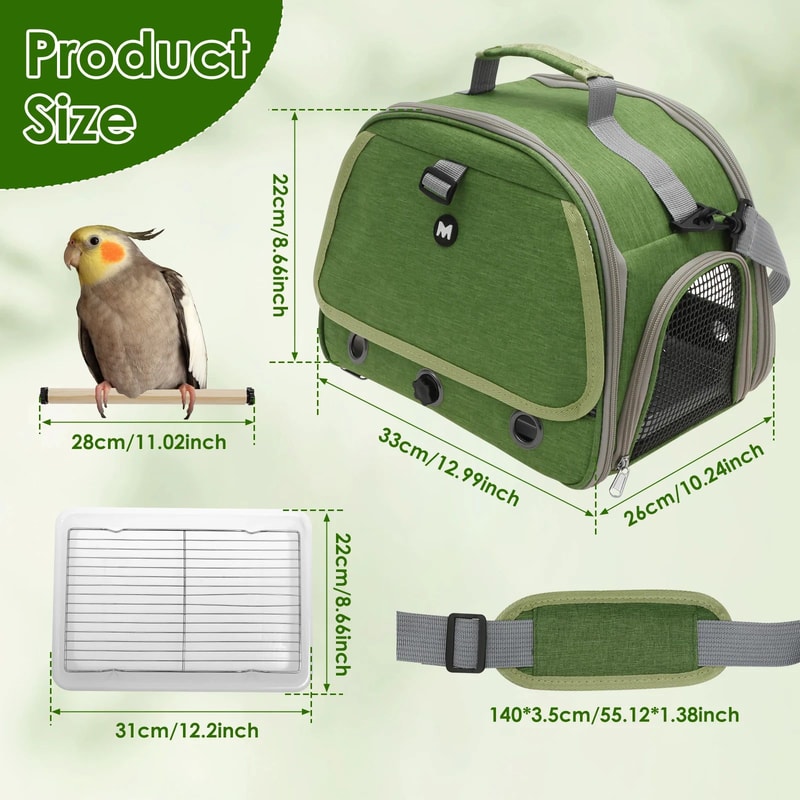 Portable Bird Carrier Backpack 5