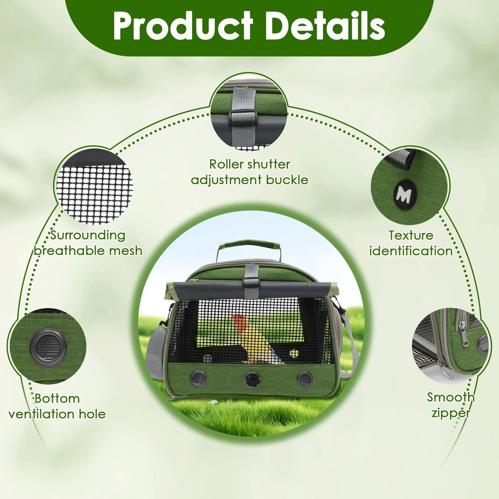 Portable Bird Carrier Backpack 12