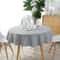 Round Cotton Linen Tablecloth 6