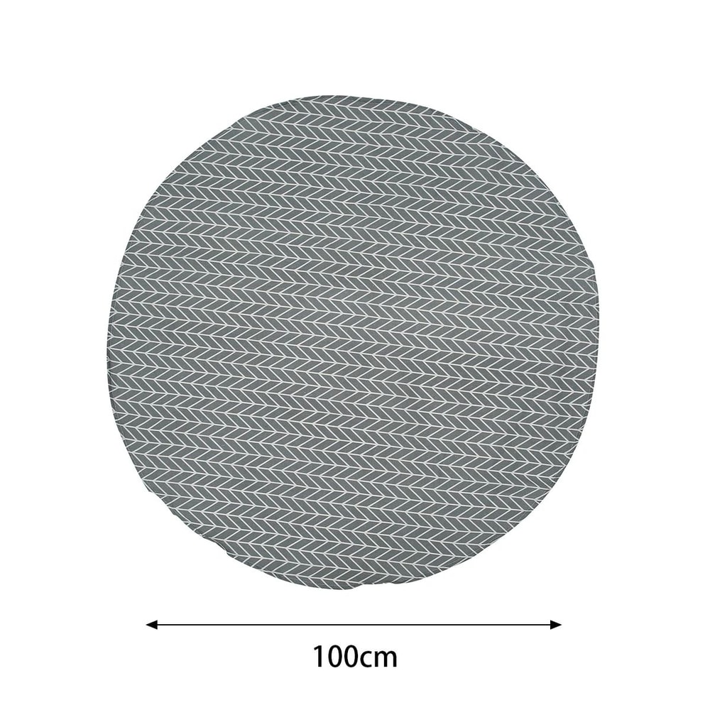 Round Cotton Linen Tablecloth 18