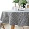 Round Cotton Linen Tablecloth 7