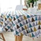 Round Cotton Linen Tablecloth 12