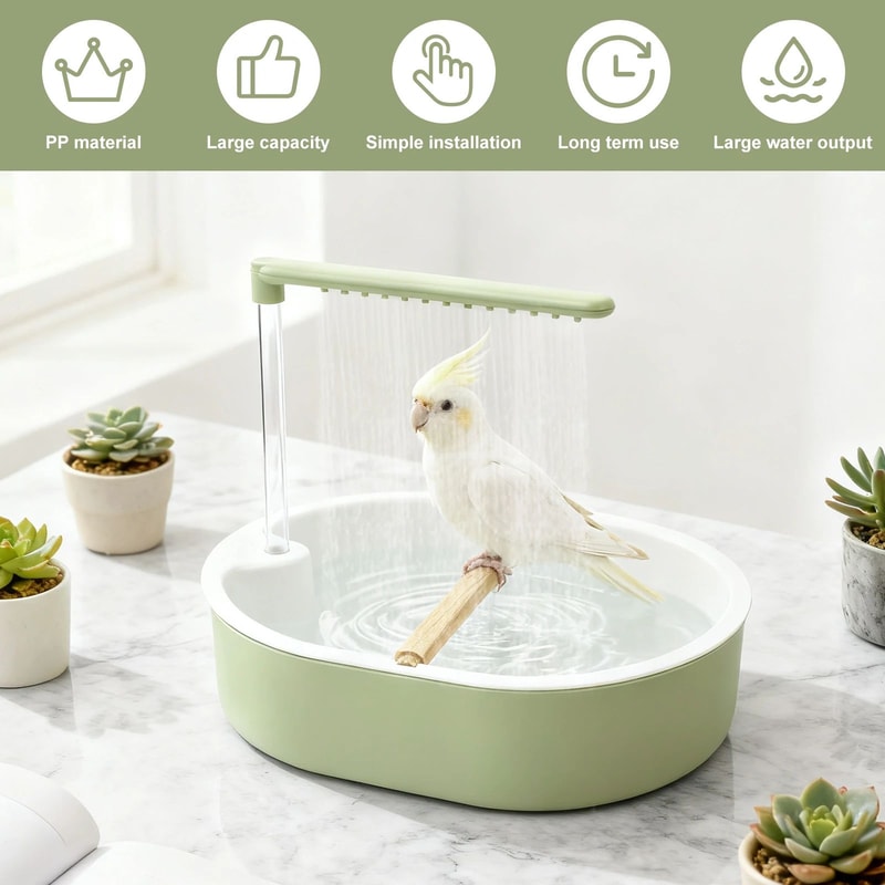 Automatic Bird Bath Fountain 1