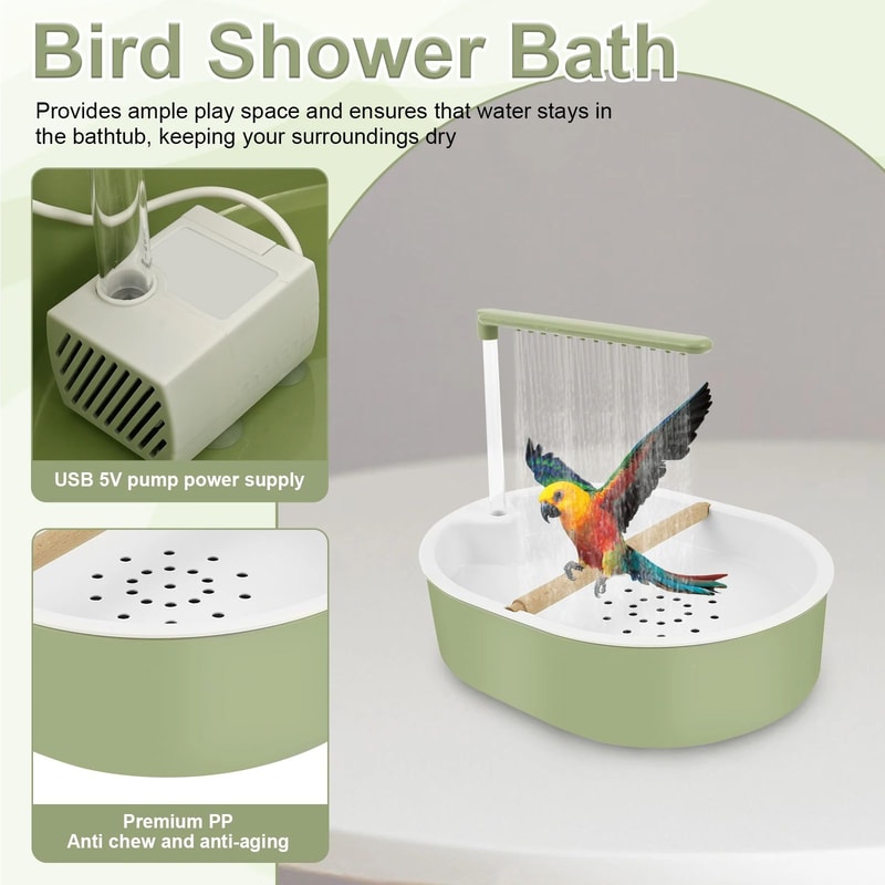 Automatic Bird Bath Fountain 3