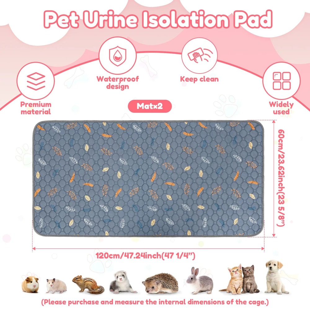 Washable Pet Cage Liner Mat 5