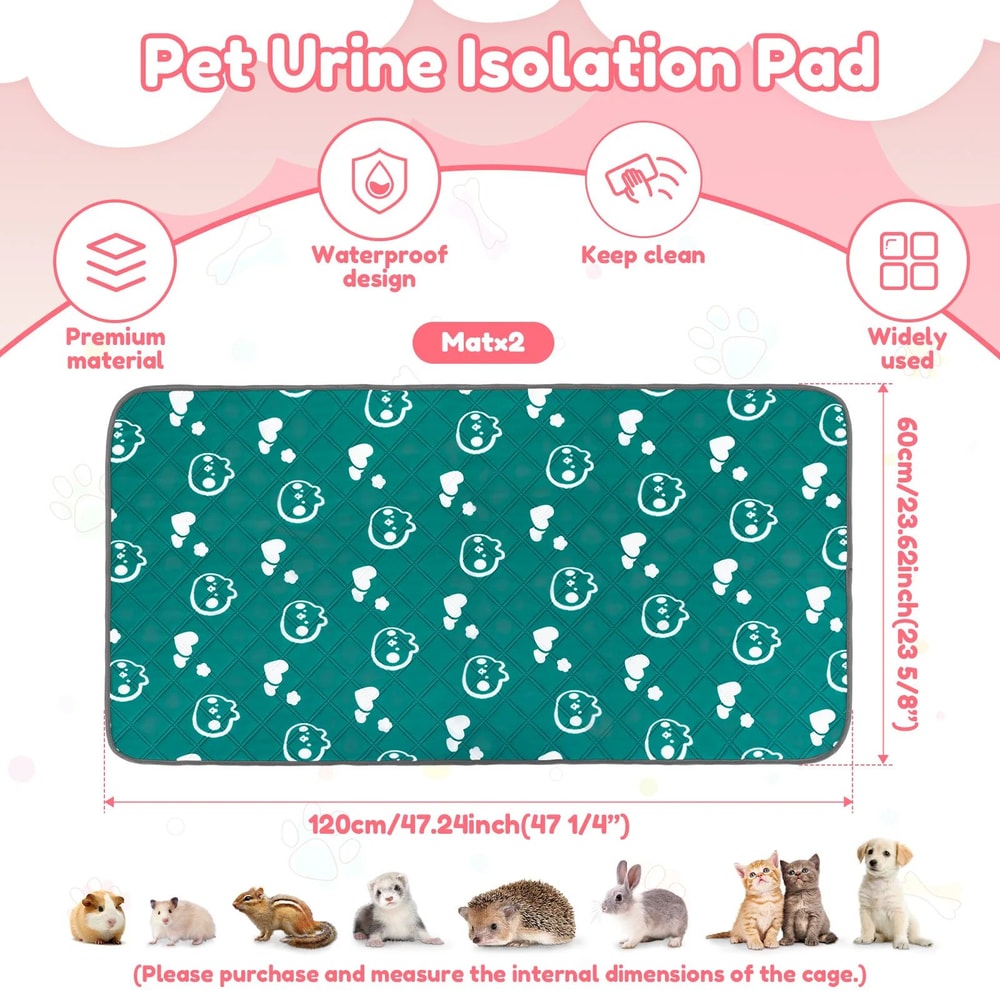 Washable Pet Cage Liner Mat 6