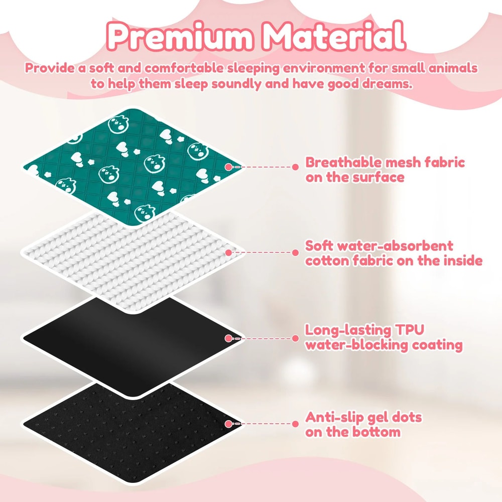 Washable Pet Cage Liner Mat 8