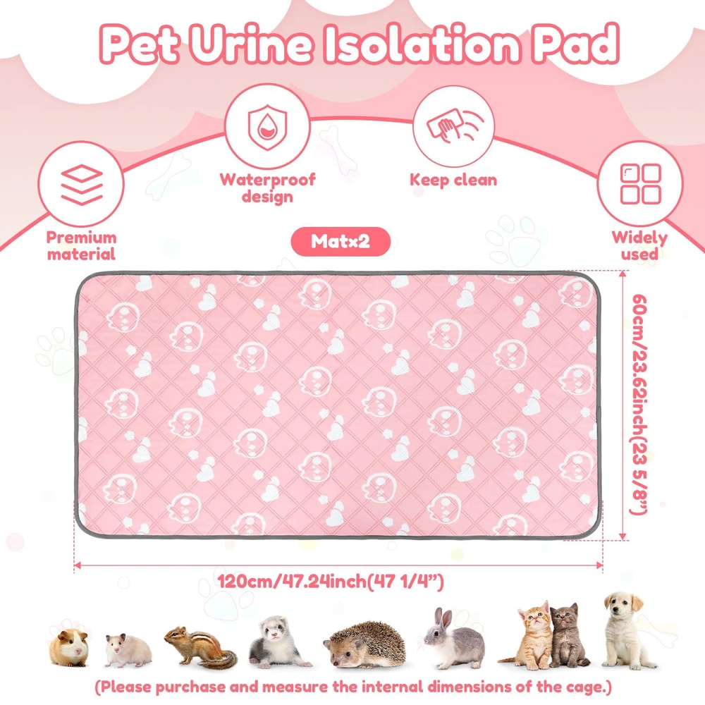 Washable Pet Cage Liner Mat 7