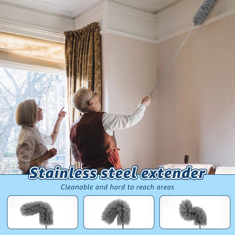 Telescopic Microfiber Duster Brush 1