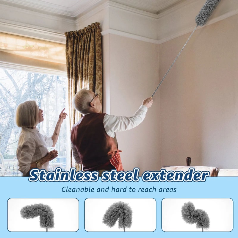 Telescopic Microfiber Duster Brush 1