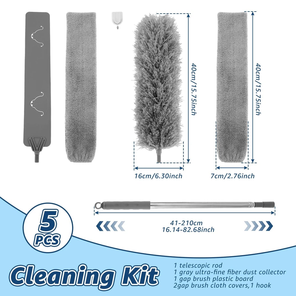 Telescopic Microfiber Duster Brush 5