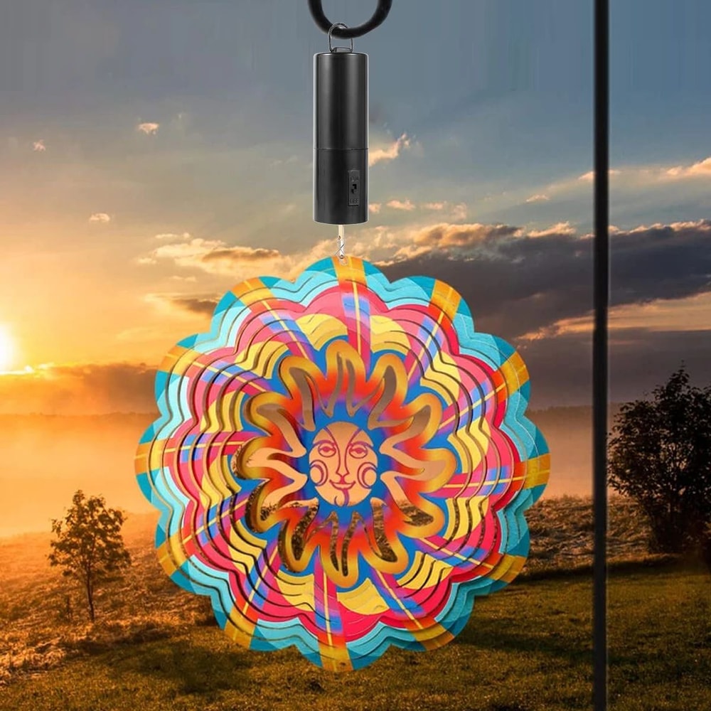 Battery Powered Wind Spinner Motor 7