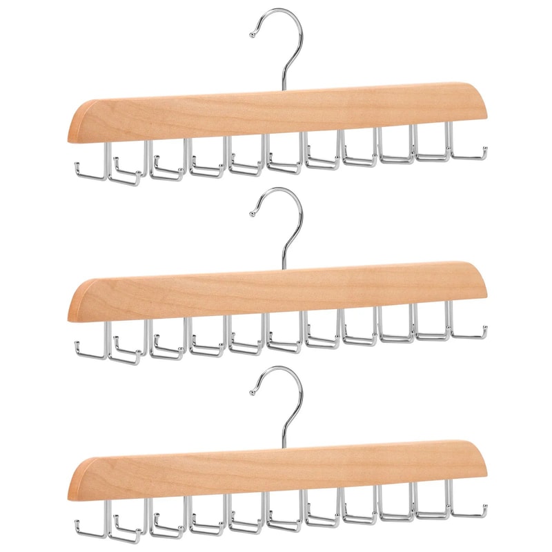 Wooden Belt And Tie Hanger 10