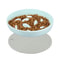 Cat Slow Feeder Ceramic Bowl 13
