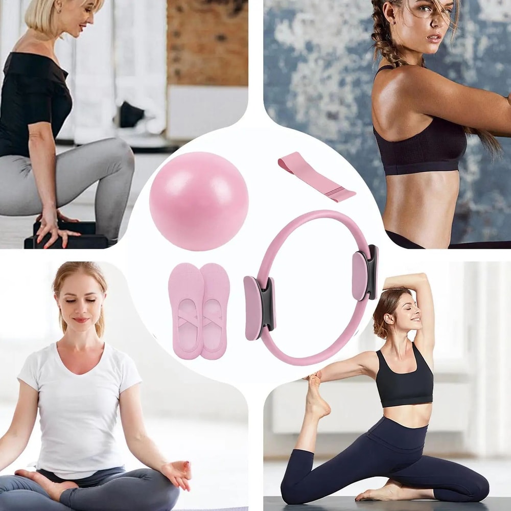 Pilates Ball And Ring Set 4