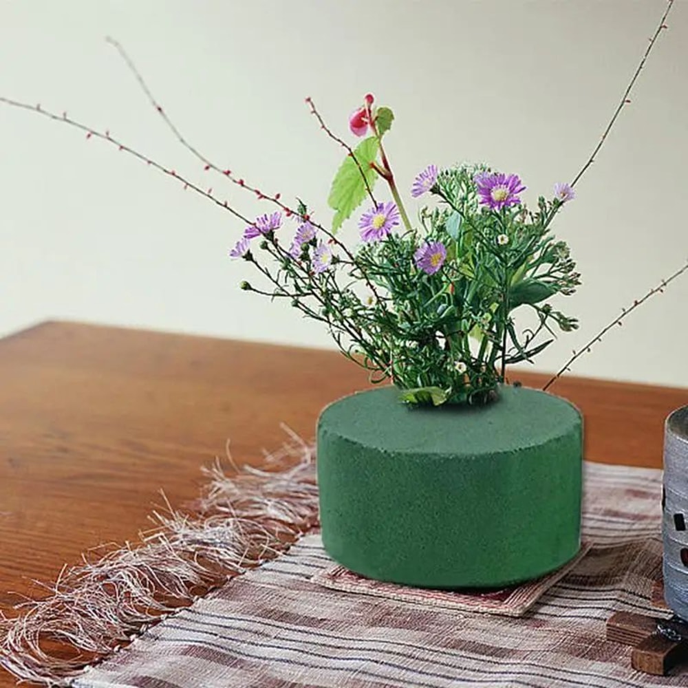 Round Floral Foam Bricks Set 4