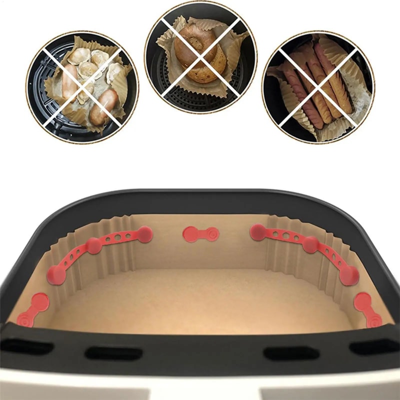 Air Fryer Parchment Magnet Clips 8