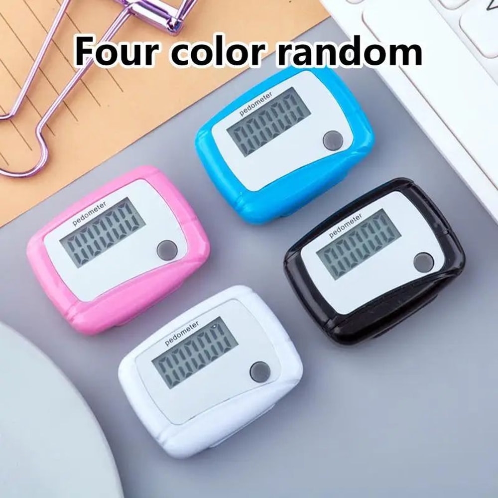 LCD Digital Step Pedometer Random Color 3