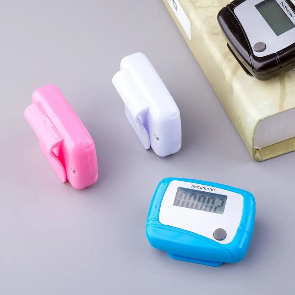 LCD Digital Step Pedometer Random Color 6