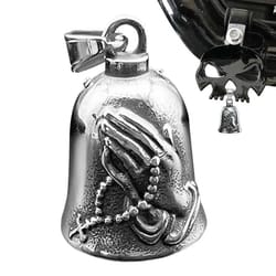 motorcycle lucky bell charm