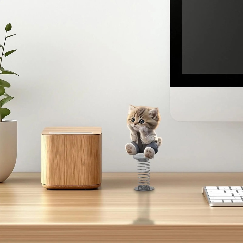 Shaking Head Cat Dashboard Decor 5