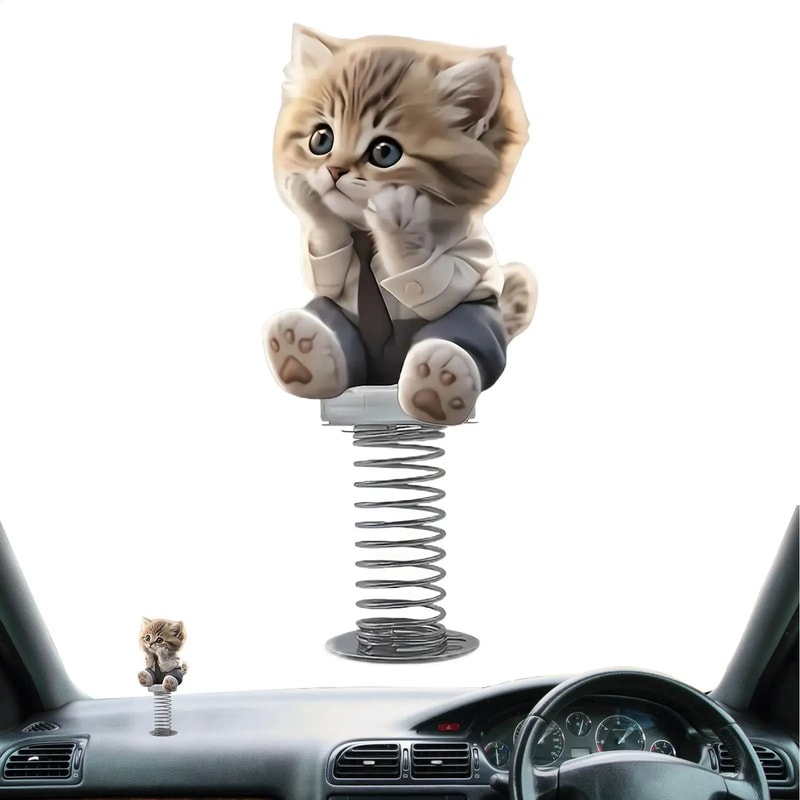 Shaking Head Cat Dashboard Decor 6